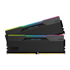 KLEVV CRAS V RGB DDR5 32GB (2x16GB) 7200MHz CL34 SK Hynix A-Die 1.4V Gaming Desktop Ram Memory XMP 3.0 / AMD Expo Ready - Black (KD5AGUA80-72B340G)